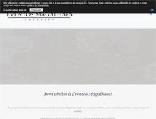 Tablet Screenshot of eventosmagalhaes.com